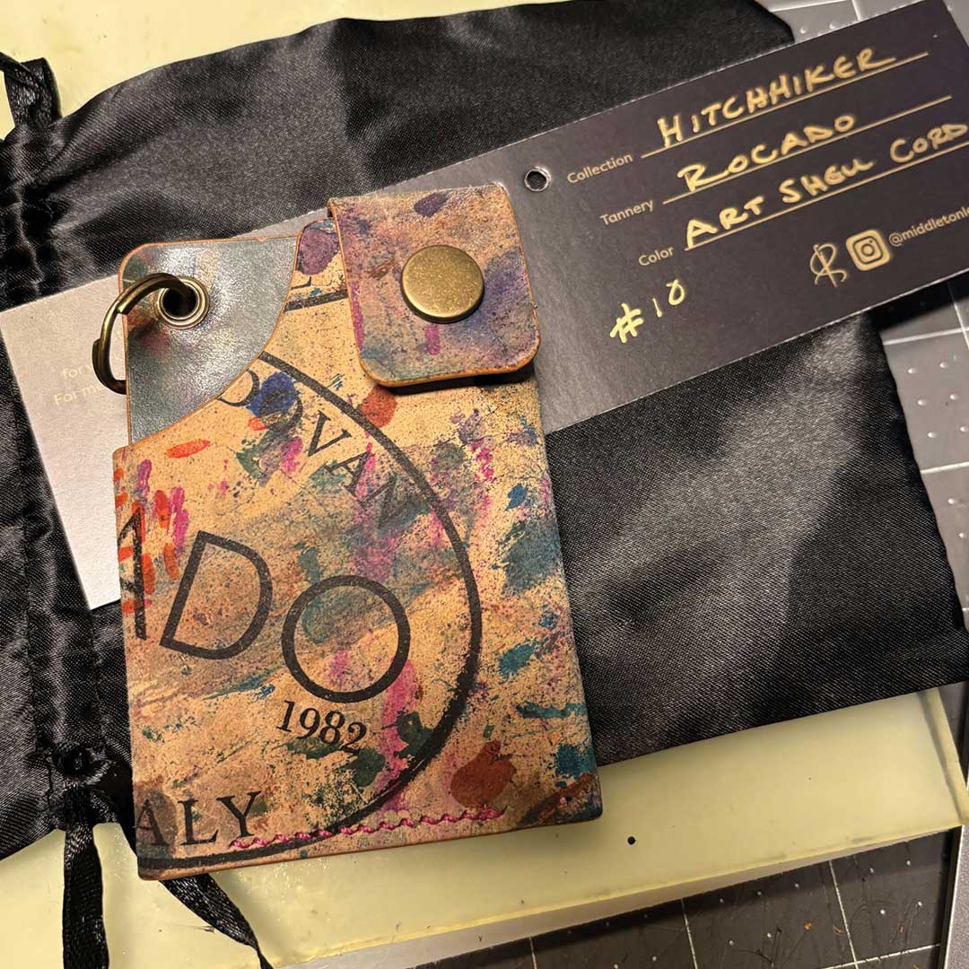 Hitchhiker Wallet Art Shell Cordovan