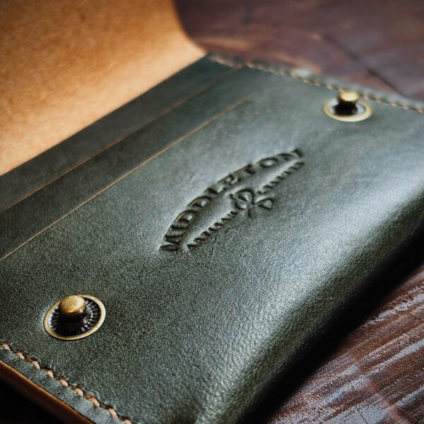 Middleton Artisan Leather: Double Snap Wallet