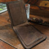 Dad Wallet in Siedel Crazy Horse rustic pull up leather, hand stitched and slim, holds cards and cash with ease; optional personalization for a thoughtful everyday gift.