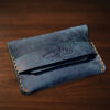Middleton Leather Handmade Flap Wallet – Saddle Stitched Italian & American Veg Tan Leather