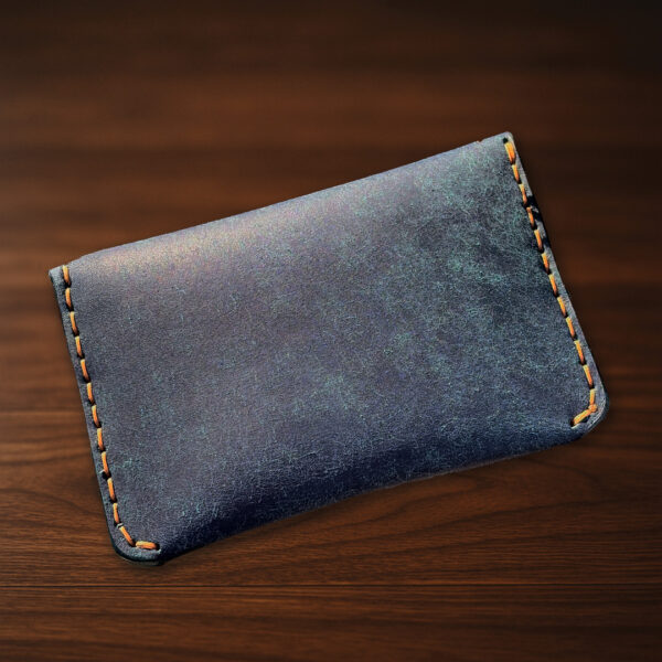 Middleton Leather Handmade Flap Wallet – Saddle Stitched Italian & American Veg Tan Leather