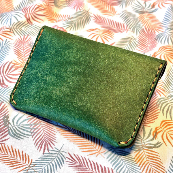 Middleton Leather Handmade Flap Wallet – Saddle Stitched Italian & American Veg Tan Leather