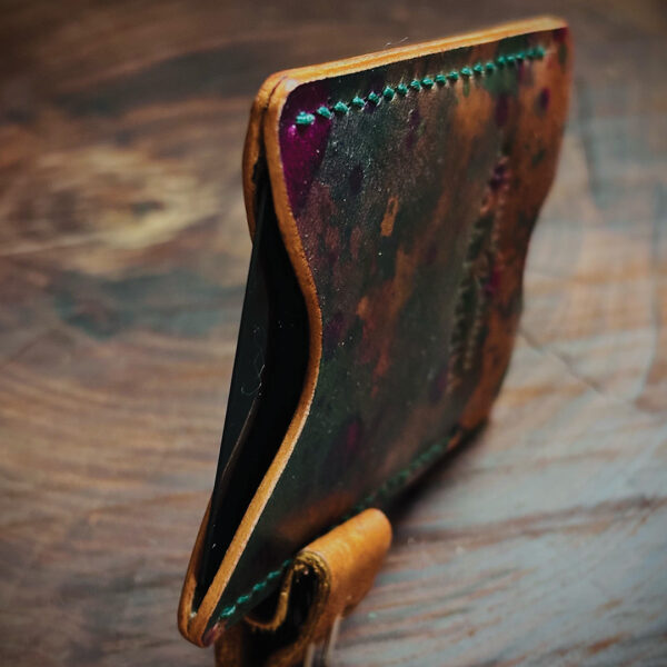 Middleton Artisan Leather: 3-Card Push Wallet