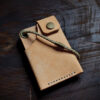 Middleton Artisan Leather: Hitchhiker Wallet - Natural Pueblo Badalassi Carlo Italy