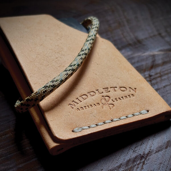 Leather: Hitchhiker Wallet - Natural Pueblo Badalassi Carlo Italy