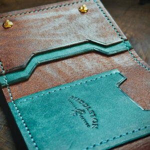 Middleton Artisan Leather: Trinity Trifold Snap Wallet