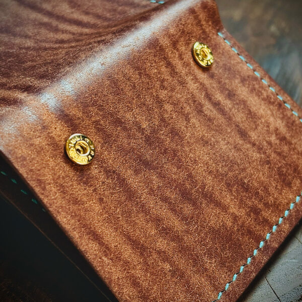 Middleton Artisan Leather: Trinity Trifold Snap Wallet