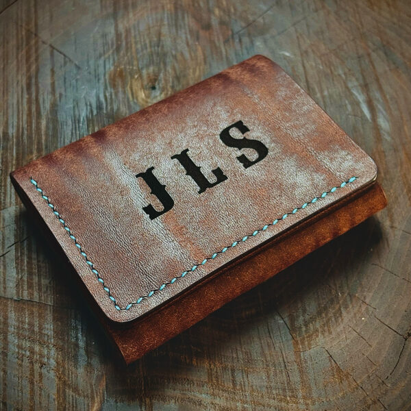 Middleton Artisan Leather: Trinity Trifold Snap Wallet