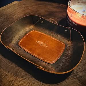 Middleton Artisan Leather - Valet Tray Saddle Tan
