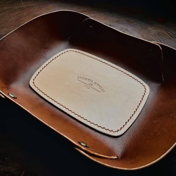 Leather Valet Tray