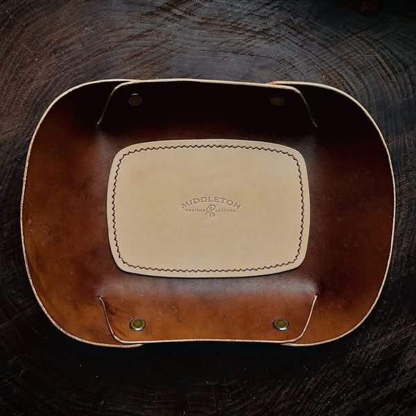 Leather Valet Tray