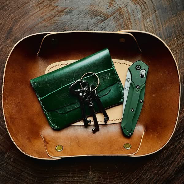 Leather Valet Tray