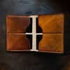Middleton Artisan Leather - Tetra Bifold Wallet featuring 4 card slots, 2 panel pockets and exterior cash flap.
