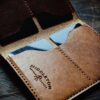 Middleton Artisan Leather - Tetra Bifold Wallet featuring 4 card slots, 2 panel pockets and exterior cash flap.