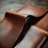 Middleton Artisan Leather - Tetra Bifold Wallet featuring 4 card slots, 2 panel pockets and exterior cash flap.