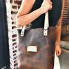 Middleton Artisan Leather Peanut Pull-Up Tote Bag