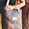 Middleton Artisan Leather Peanut Pull-Up Tote Bag