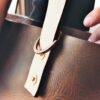 Middleton Artisan Leather Peanut Pull-Up Tote Bag